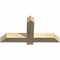 Ekena Millwork Eugene Rough Sawn Timber Gable Bracket, Douglas Fir, 36"W x 18"H x 4"D x 4"F, 12/12 Pitch GBW036X18X0404EUG00RDF - alternate 4